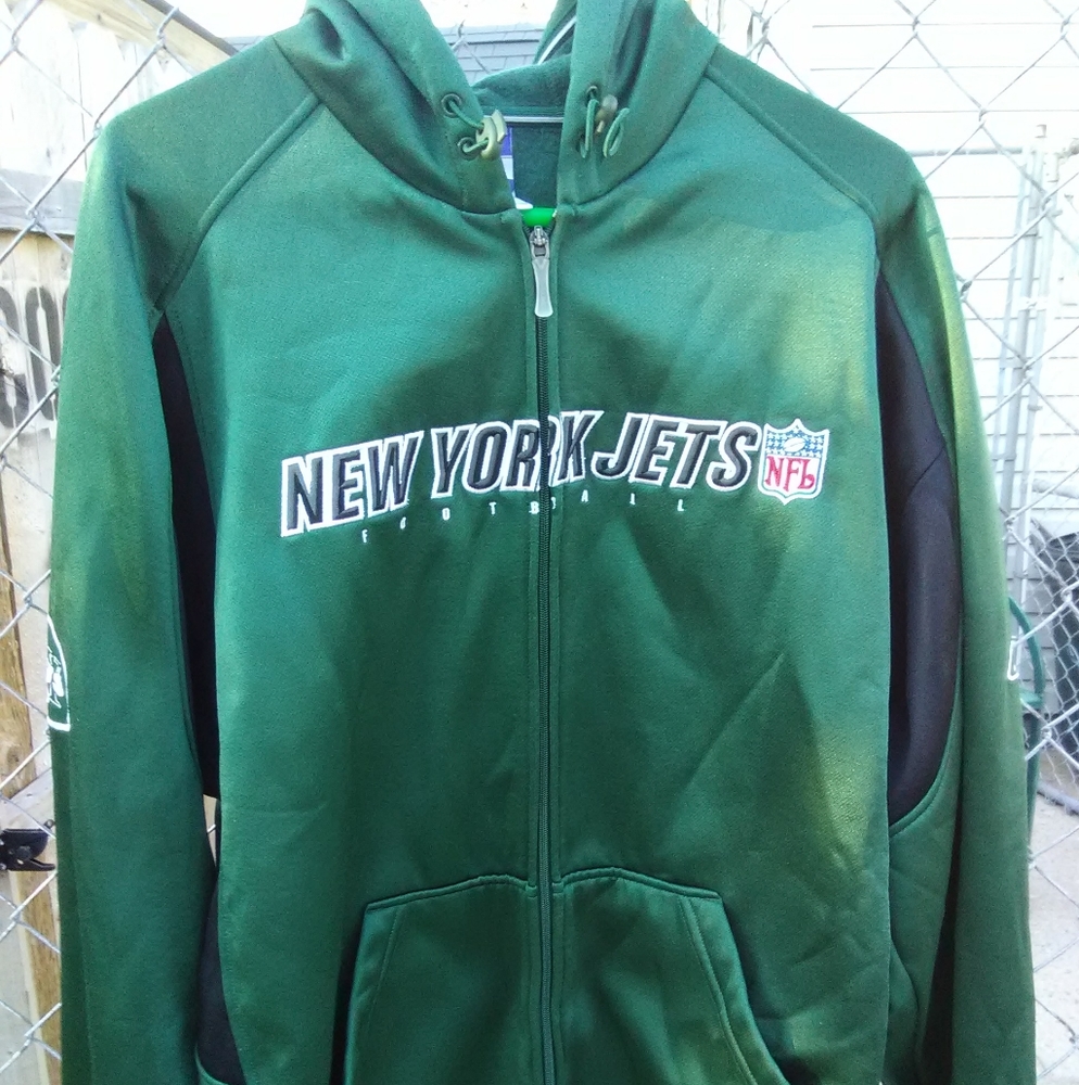 Knew without tags men's Jets zipfront hoodie by NF